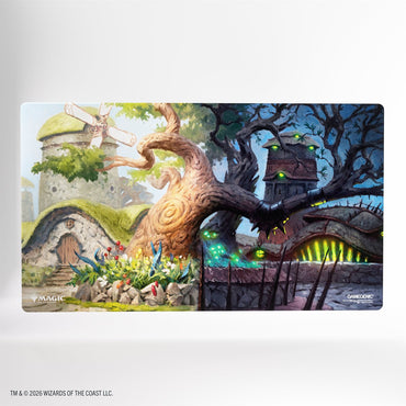 Playmat: Shiny Treatment: Magic: The Gathering - Lorwyn Eclipsed: Temple Garden