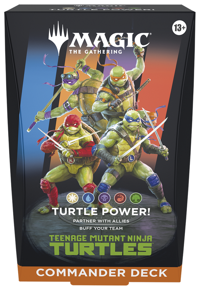 Teenage Mutant Ninja Turtles - Turtle Power! Commander Deck [Preorder] (Available Feb 27th)