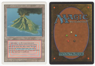 Scanned Card 0092 - Volcanic Island - Revised