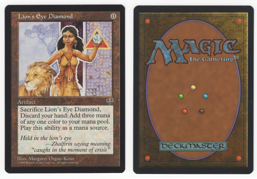 Scanned Card 0118 - Lion's Eye Diamond - Mirage