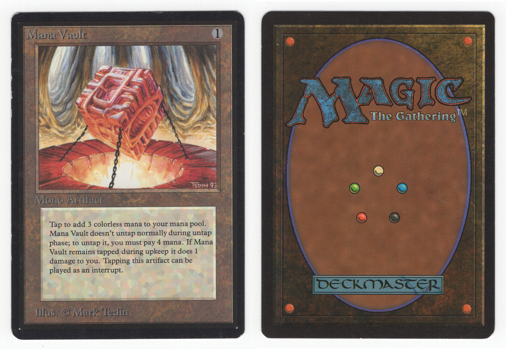 Scanned Card 0121 - Mana Vault - Beta