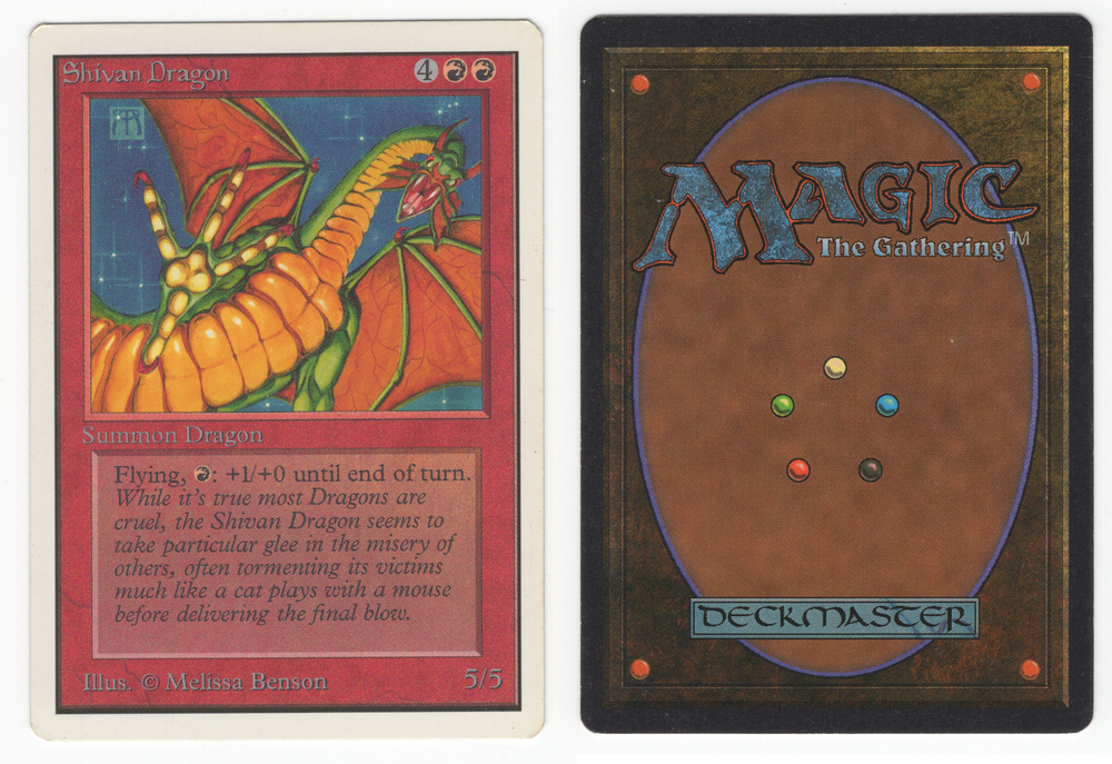 Scanned Card 0105 - Shivan Dragon - Unlimited