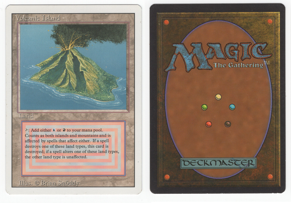 Scanned Card 0138 - Volcanic Island - Revised
