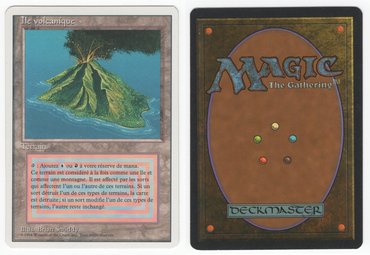 Scanned Card 0143 - Volcanic Island - Revised - FRENCH