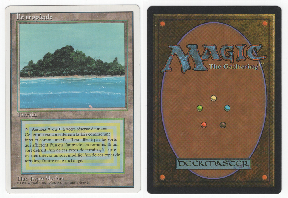 Scanned Card 0144 - Tropical Island - Revised - FRENCH