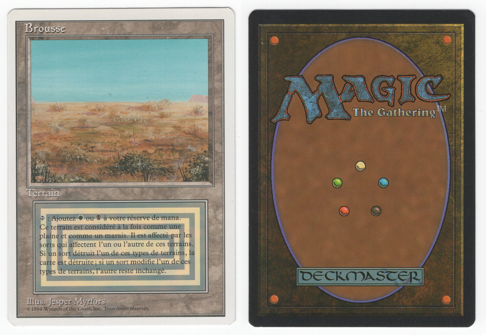 Scanned Card 0145 - Scrubland - Revised - FRENCH