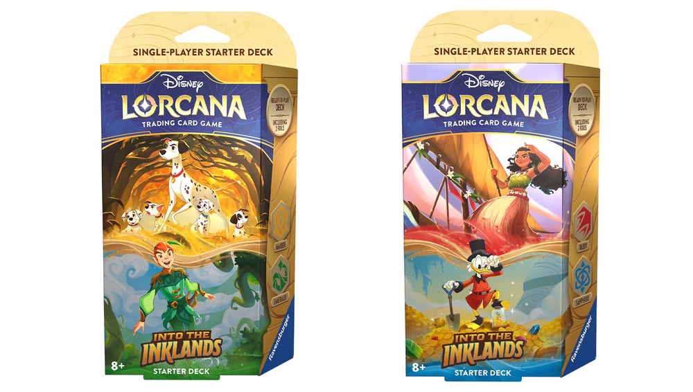 Disney Lorcana:  Into the Inklands - Starter Deck Set of 2