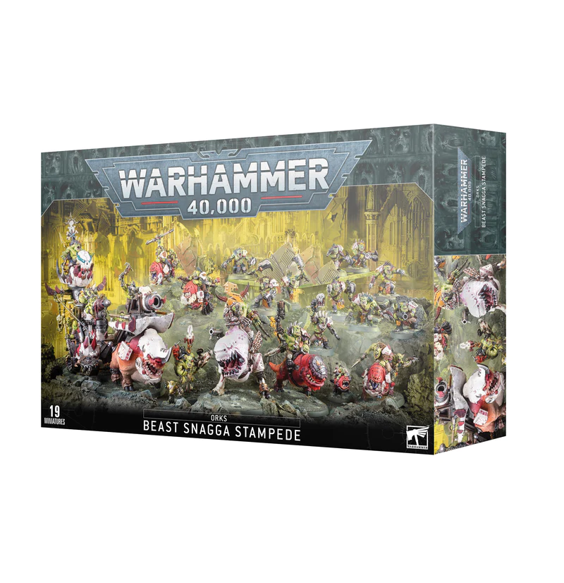 ORKS: BEAST SNAGGA STAMPEDE [PRE-ORDER, AVAILABLE ON NOVEMBER 24]