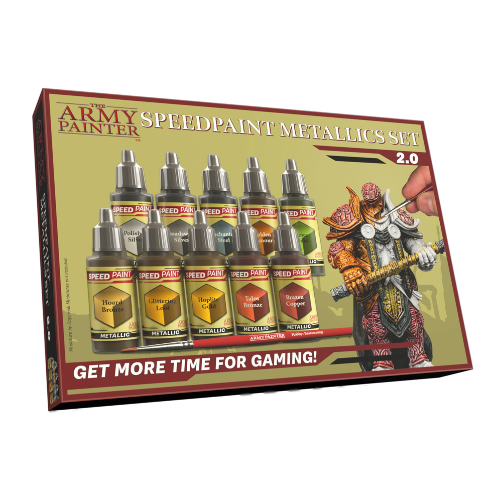 Army Painter Speed Paint: Speedpaint Metallics Set 2.0