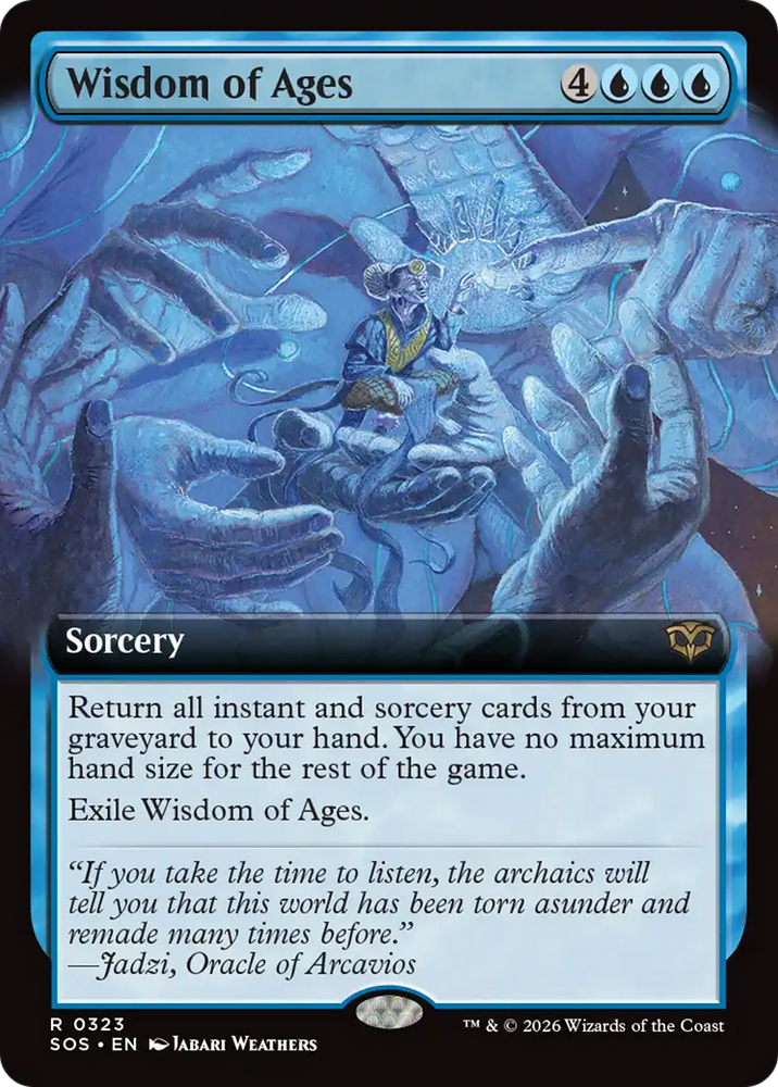 Wisdom of Ages (Extended Art) [Secrets of Strixhaven]