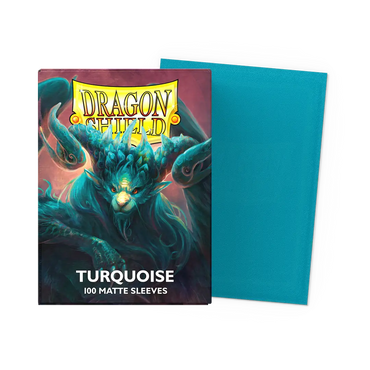 Dragon Shield Matte Turquoise Sleeves - 100ct