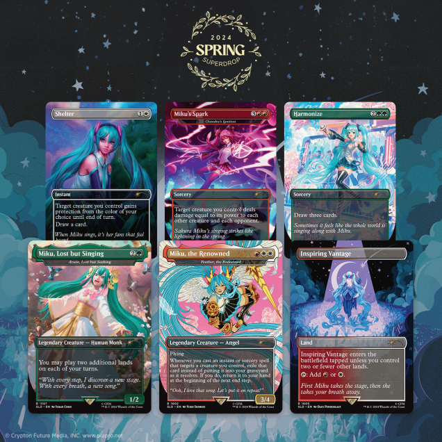 Secret Lair x Hatsune Miku: Sakura Superstar EN NON-Foil Edition (New Sealed)