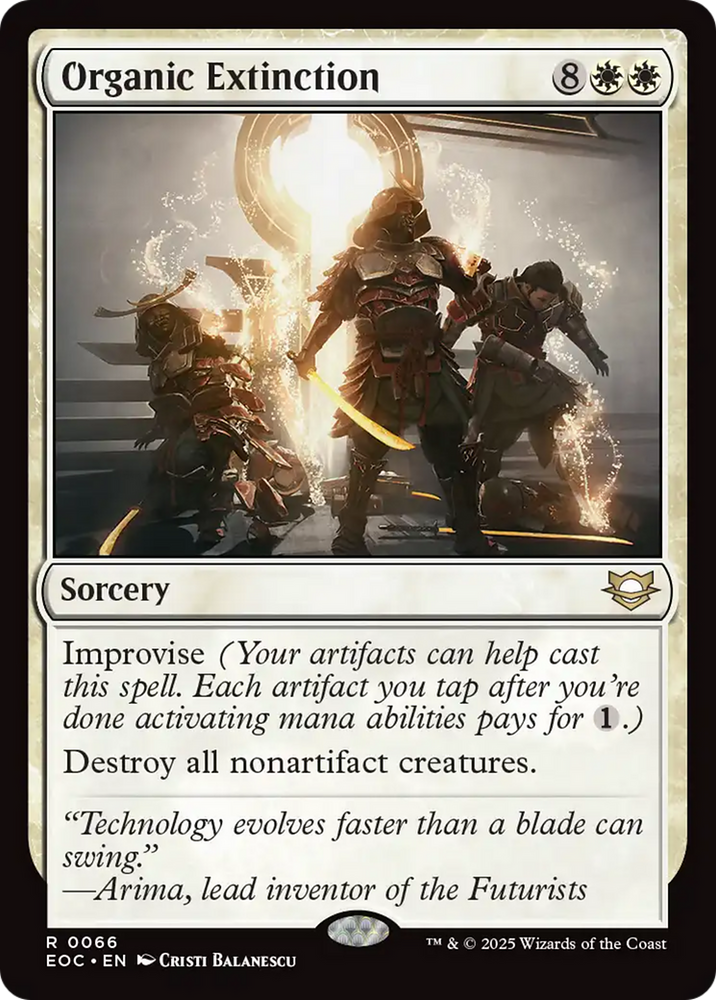 Organic Extinction [Edge of Eternities Commander]