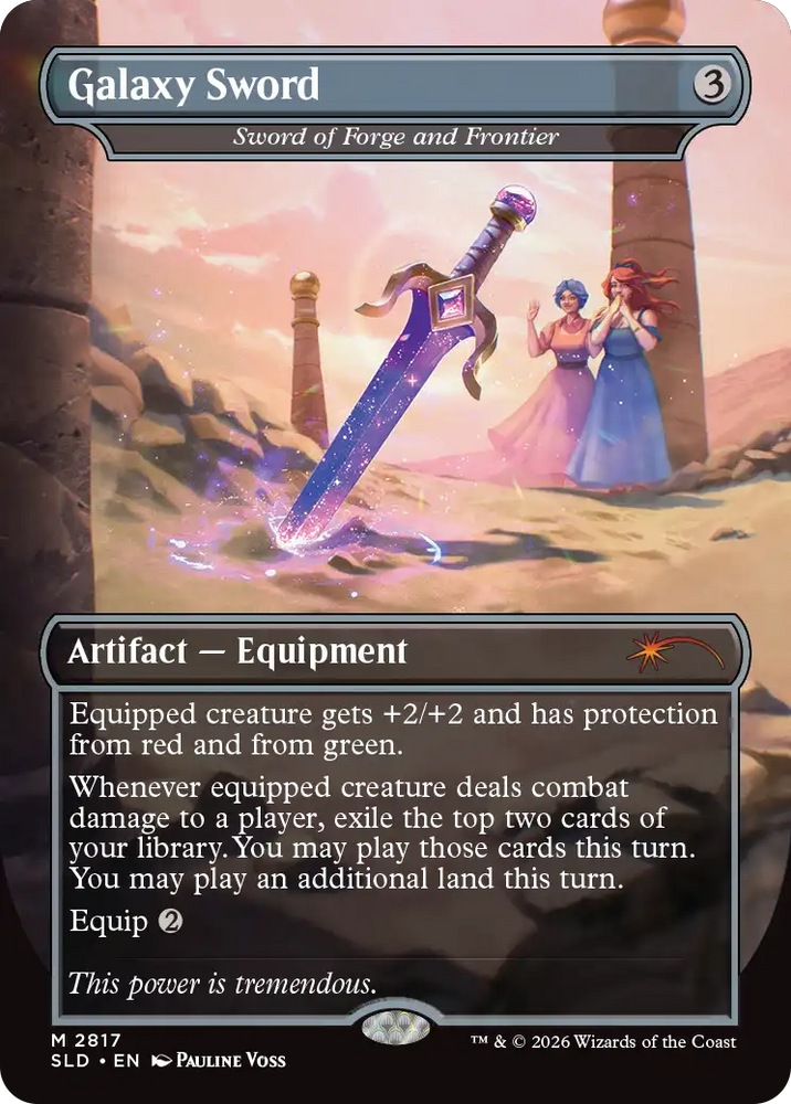 Galaxy Sword - Sword of Forge and Frontier [Secret Lair Drop Series]