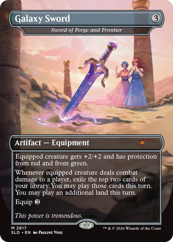 Galaxy Sword - Sword of Forge and Frontier [Secret Lair Drop Series]