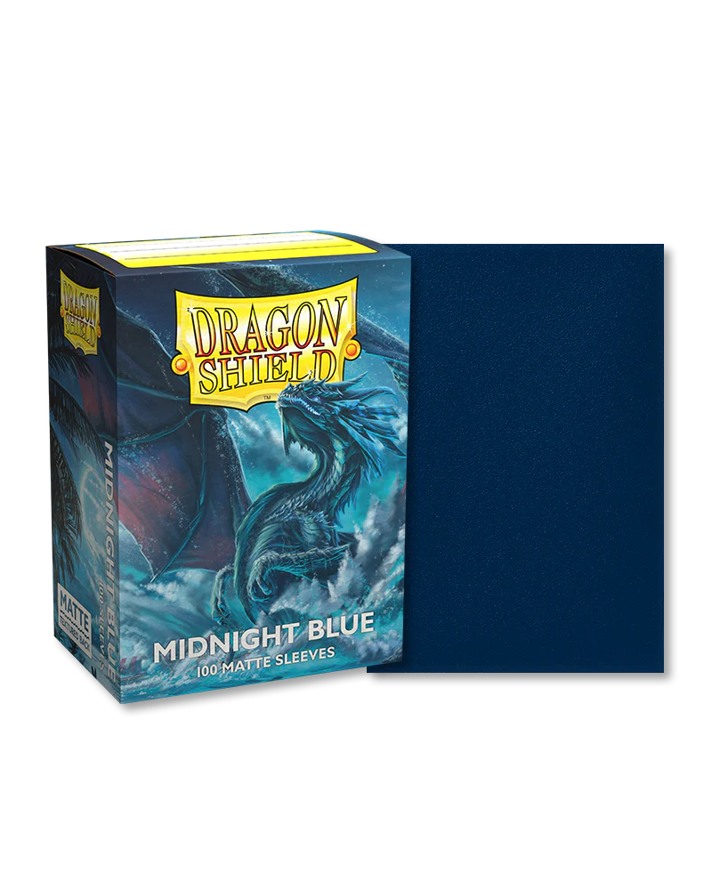 Dragon Shield Matte Sleeve - Midnight Blue 'Ondallix‘ 100ct