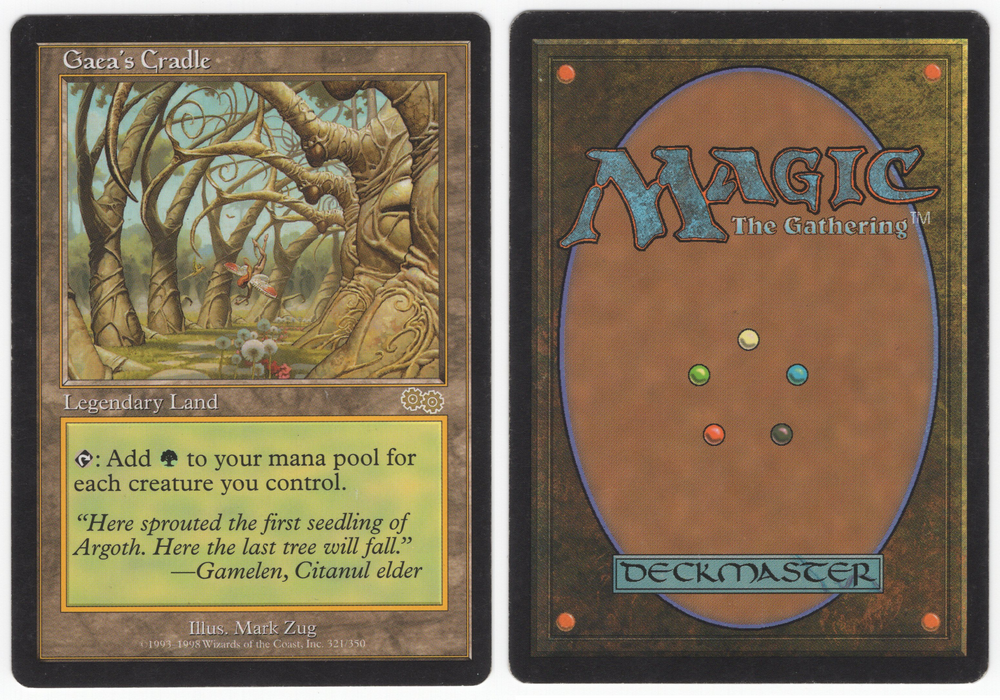 Scanned Card 0089 - Gaea's Cradle - Urza's Saga