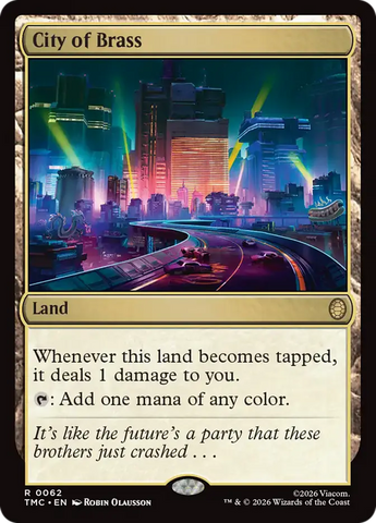 City of Brass (Surge Foil) [Teenage Mutant Ninja Turtles Commander]