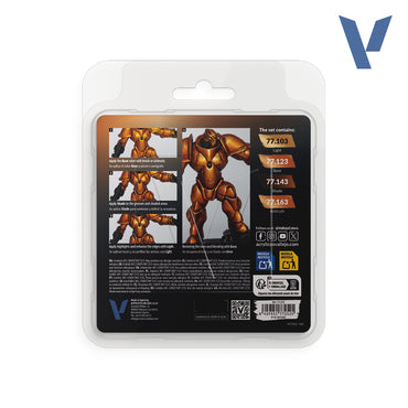 True Metallic Metal: Imperial Gold Paint Set