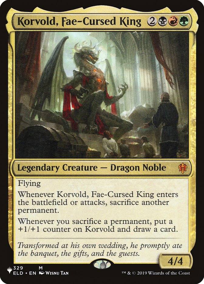 Korvold, Fae-Cursed KingX [The List]
