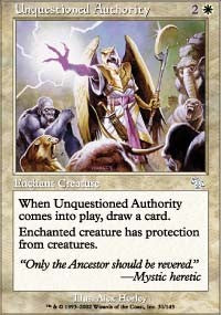 Unquestioned Authority [Judgment]