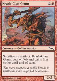 Krark-Clan Grunt [Mirrodin]