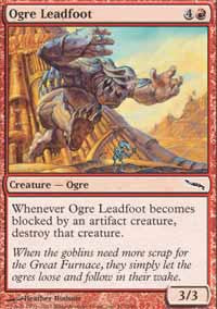 Ogre Leadfoot [Mirrodin]
