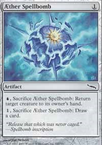 Aether Spellbomb [Mirrodin]