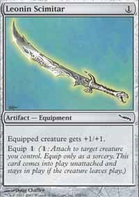 Leonin Scimitar [Mirrodin]