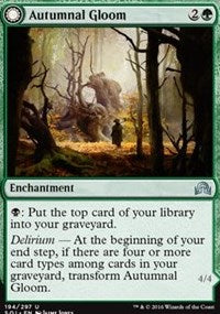 Autumnal Gloom // Ancient of the Equinox [Shadows over Innistrad]
