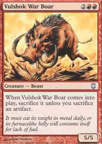 Vulshok War Boar [Darksteel]