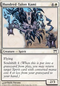 Hundred-Talon Kami [Champions of Kamigawa]
