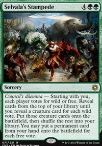 Selvala's Stampede [Conspiracy: Take the Crown]