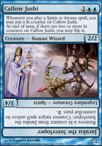Callow Jushi // Jaraku the Interloper [Betrayers of Kamigawa]