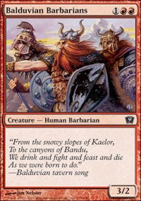 Balduvian Barbarians [Ninth Edition]