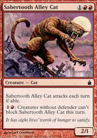 Sabertooth Alley Cat [Ravnica: City of Guilds]