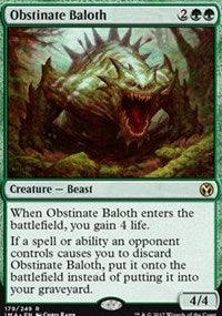 Obstinate Baloth [Iconic Masters]