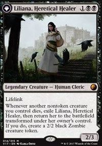 Liliana, Heretical Healer // Liliana, Defiant Necromancer [From the Vault: Transform]