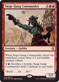 Siege-Gang Commander [Dominaria]