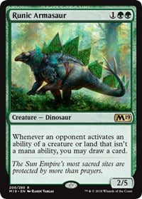 Runic Armasaur [Core Set 2019]