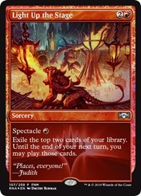 Light Up the Stage [Ravnica Allegiance Promos]