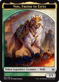 Voja, Friend to Elves [War of the Spark Tokens]