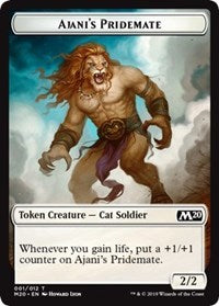 Ajani's Pridemate Token [Core Set 2020 Tokens]