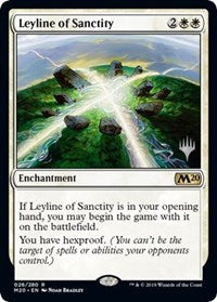 Leyline of Sanctity [Core Set 2020 Promos]