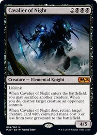 Cavalier of Night [Core Set 2020 Promos]