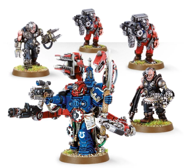 Techmarine with Servitors