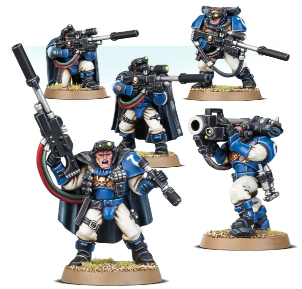 Space Marines Scouts with Sniper Rifles