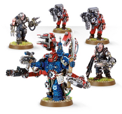 Techmarine with Servitors