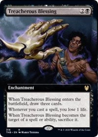 Treacherous Blessing (Extended Art) [Theros Beyond Death]