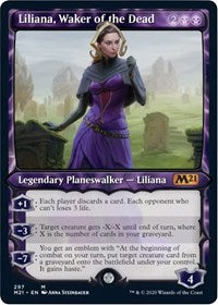Liliana, Waker of the Dead (Showcase) [Core Set 2021]